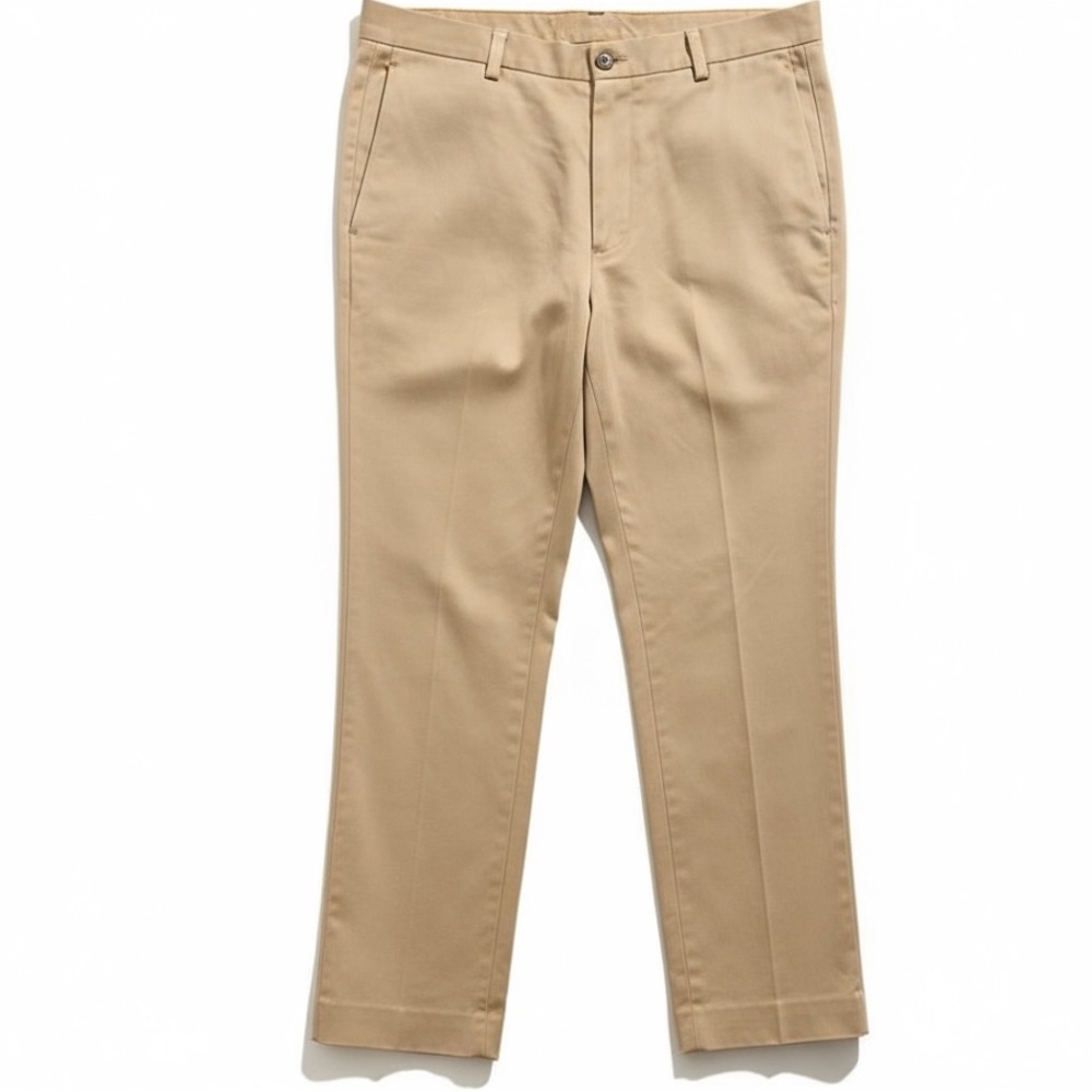 Men’s Brooks Brothers Advantage Tan Chinos Size 34x34 - Picture 8 of 8